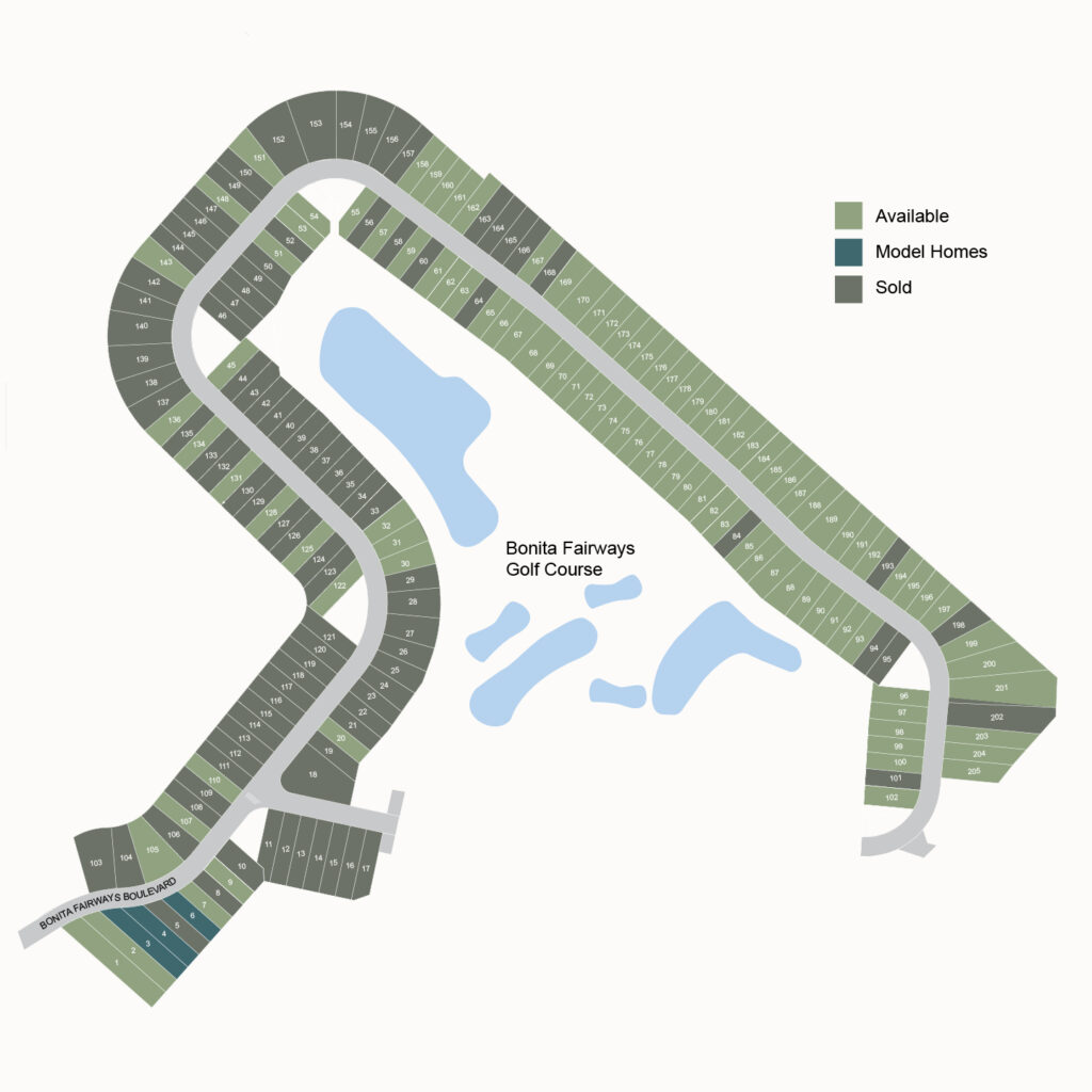 Natura Bonita Fairways sitemap