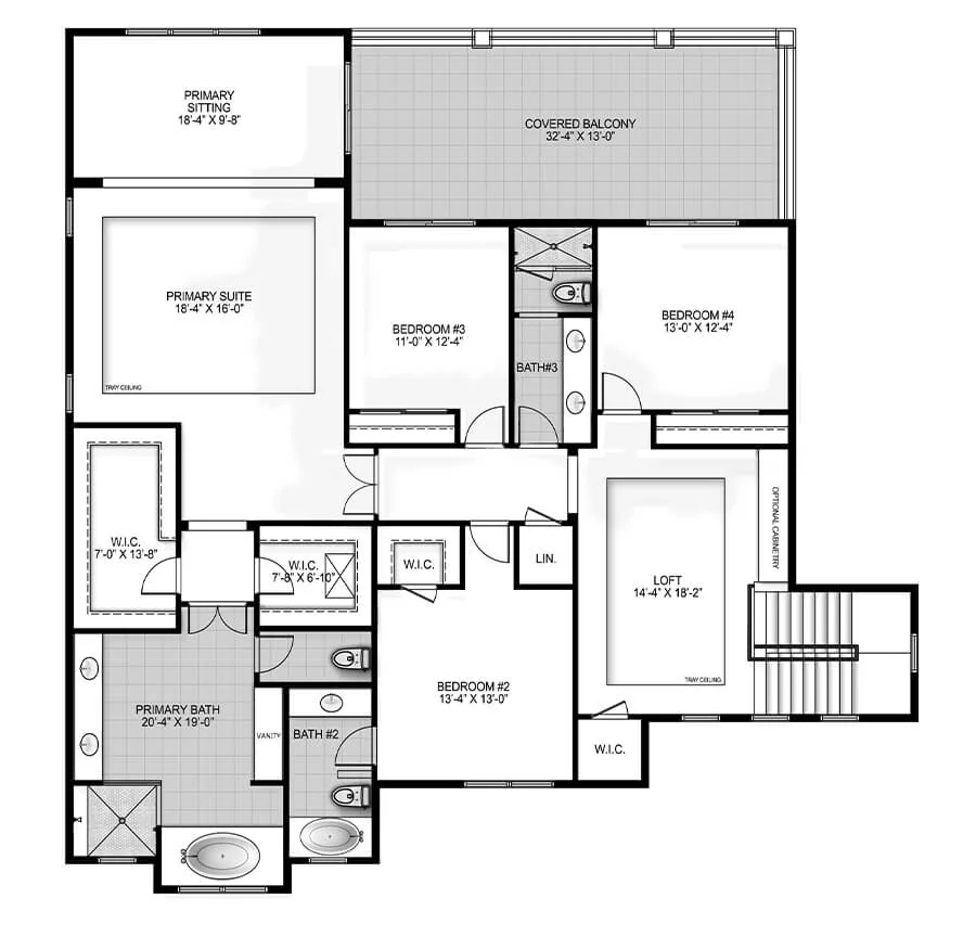 Cedar second floor