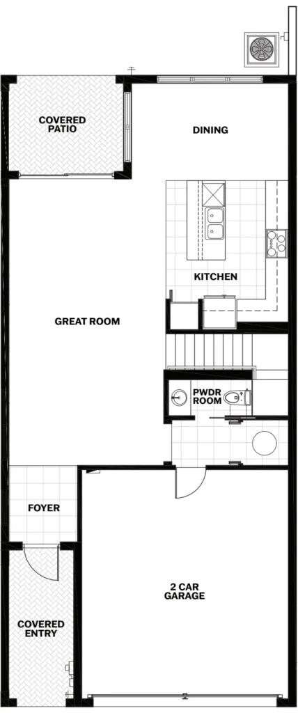 Model B first floor
